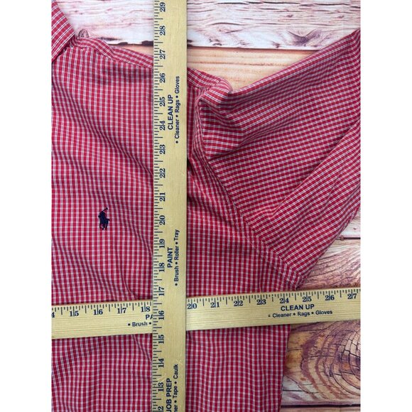 Ralph Lauren Blake Red Check Dress Shirt Large - Picture 5 of 5